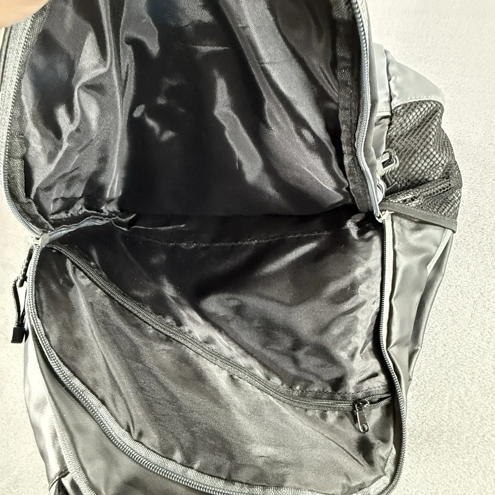 NFL Green Bay Packers backpack Black And Gray Logo Large Pockets Water Bottles